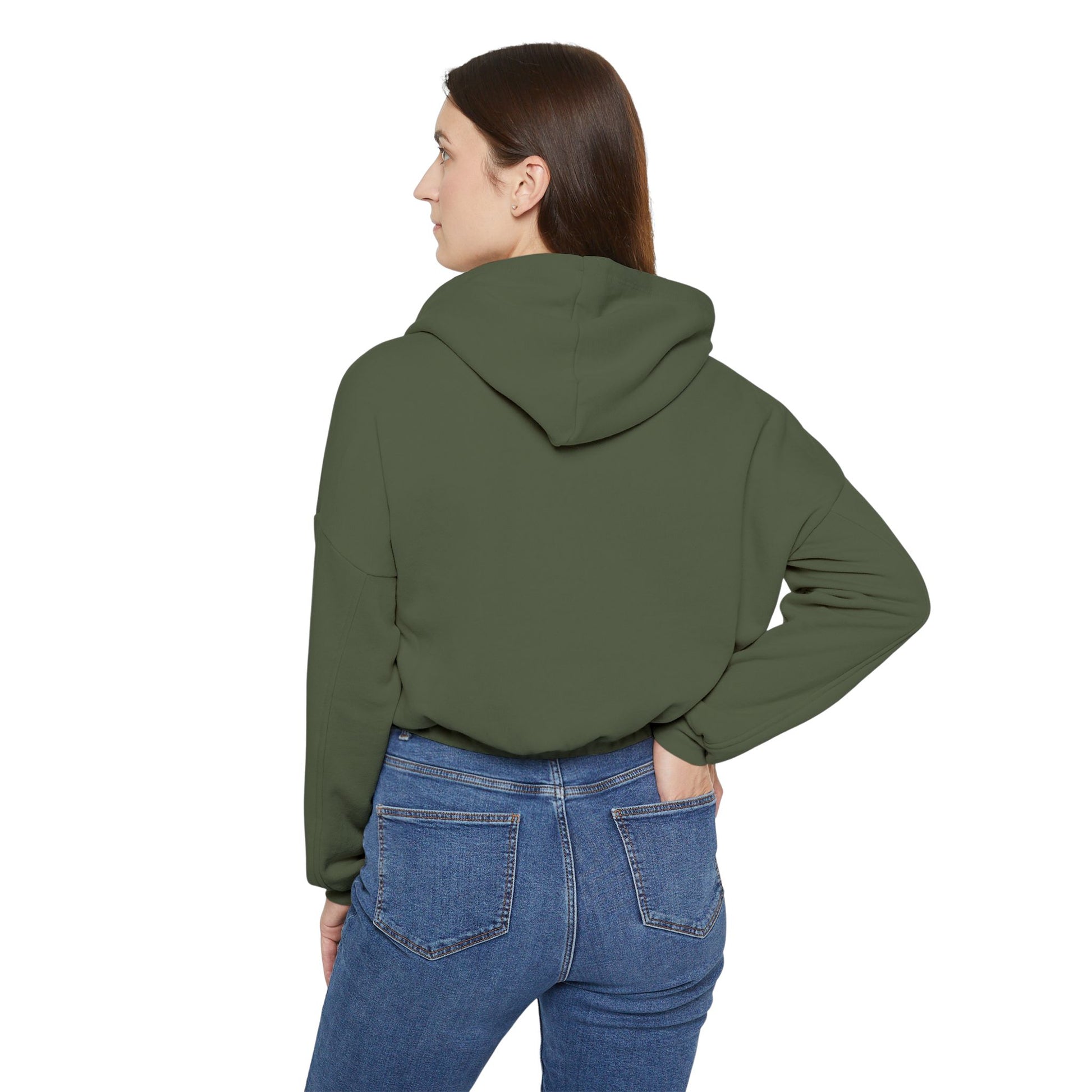 Women's "You are enough"  Cinched Bottom Hoodie