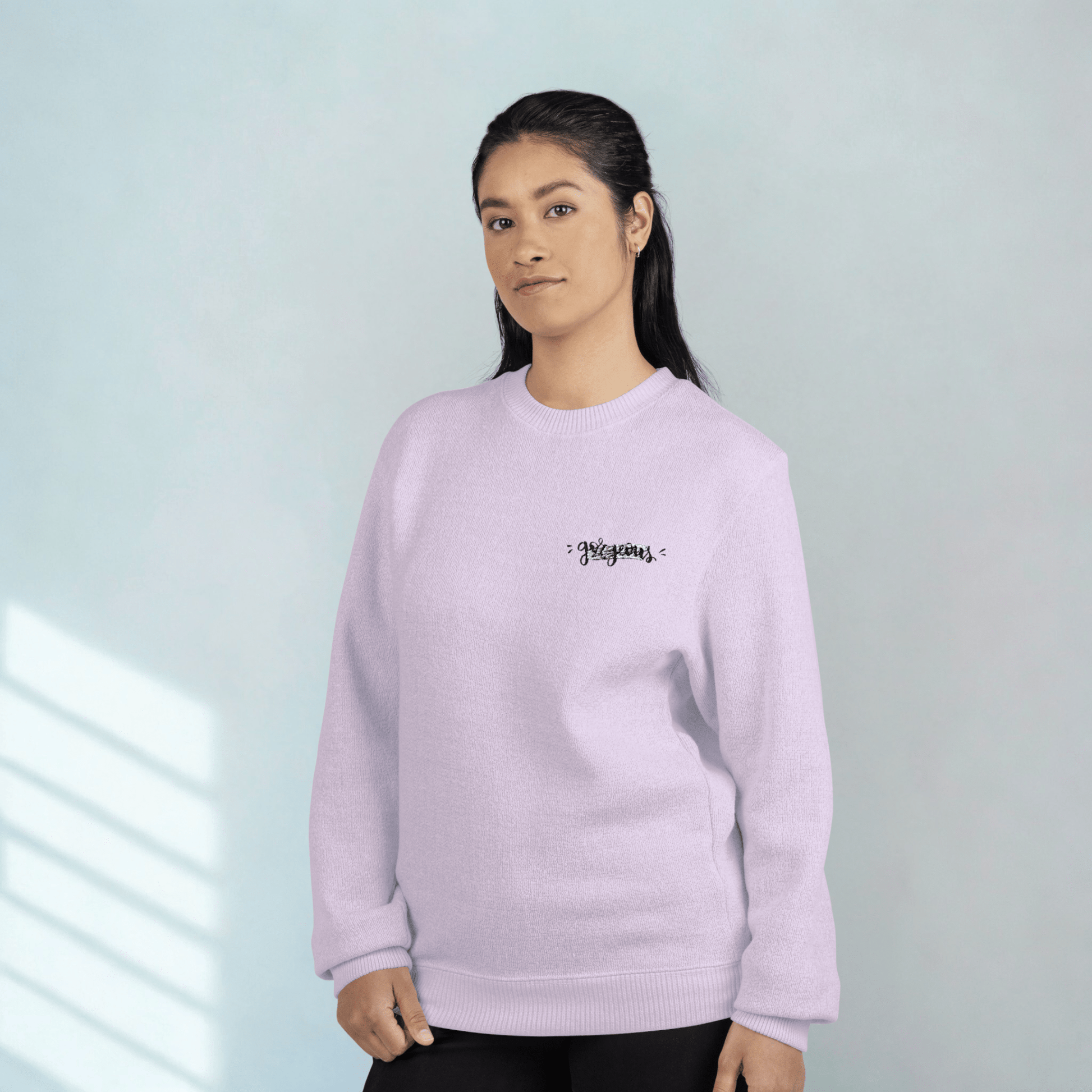 Unisex Nantucket Embroidered Crewneck Sweatshirt – "Gorgeous"
