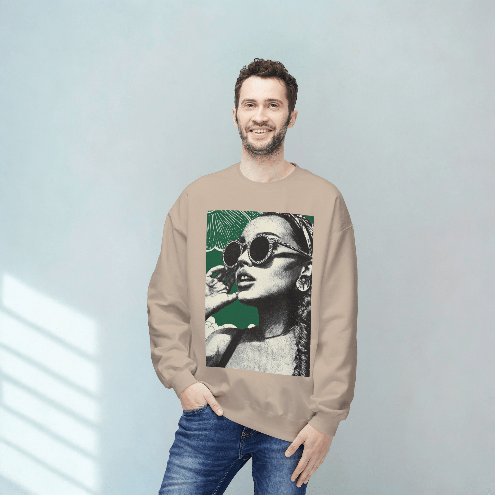 Vintage Graphic Crewneck Sweatshirt