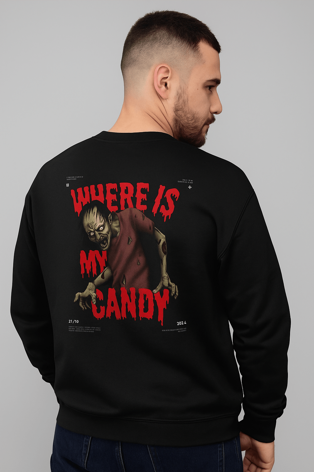 Zombie Candy Hunt Unisex Sweatshirt